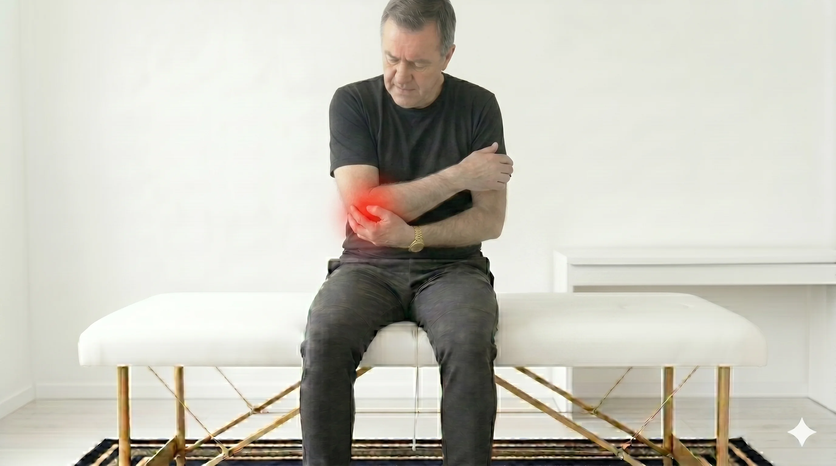 Epicondilită medială cotul golfistului tratament PRP Dr. Vadim Bîrca București — recuperare cot fără operație
